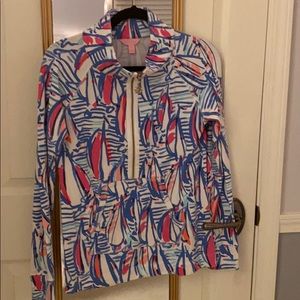 Limit Pulitzer sail boat design quarter zip